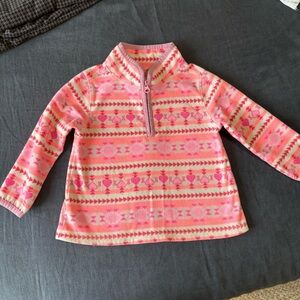 OshKosh B'gosh Pink and White Patterned Pullover - 2T